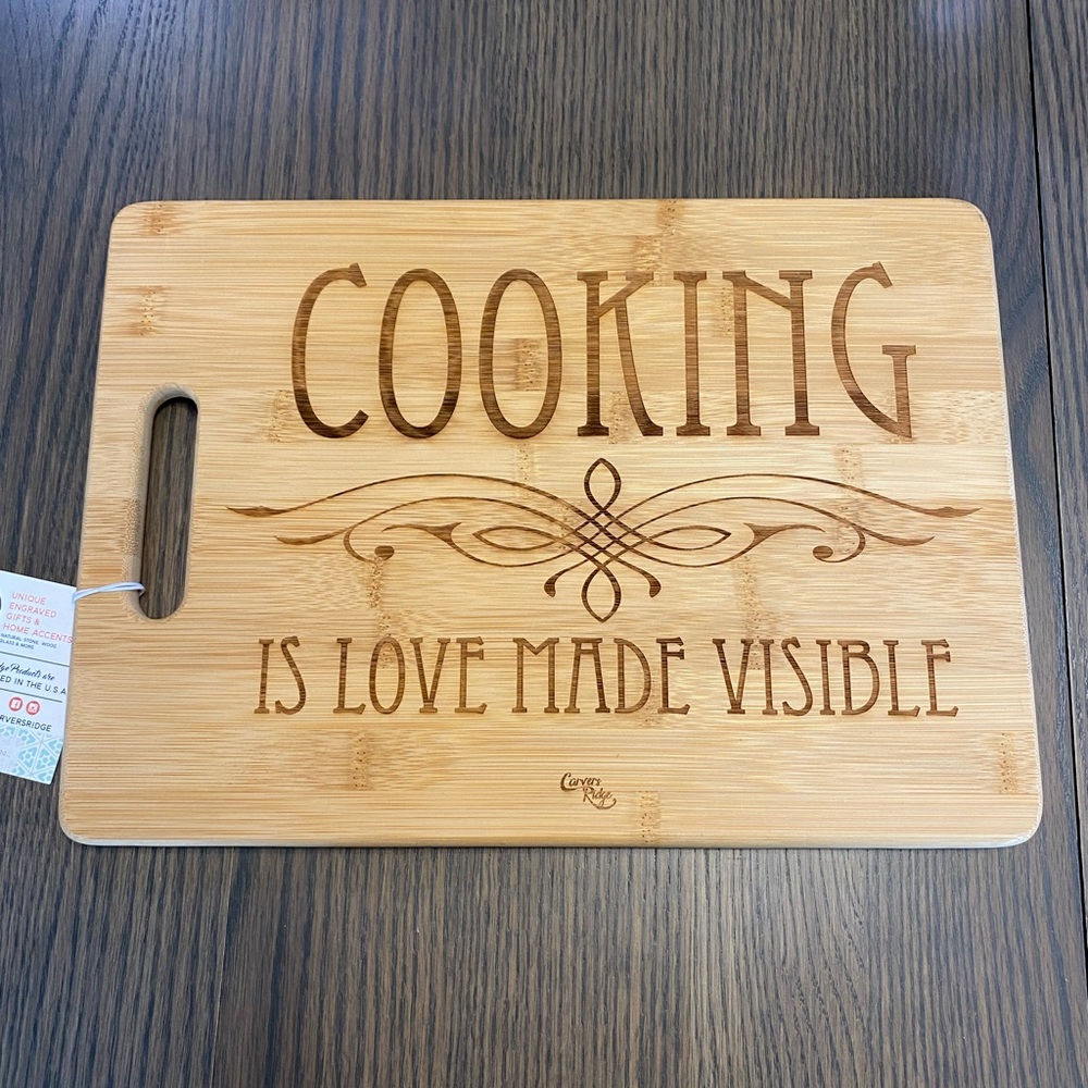 NWT 9x13 Engraved Cutting Board